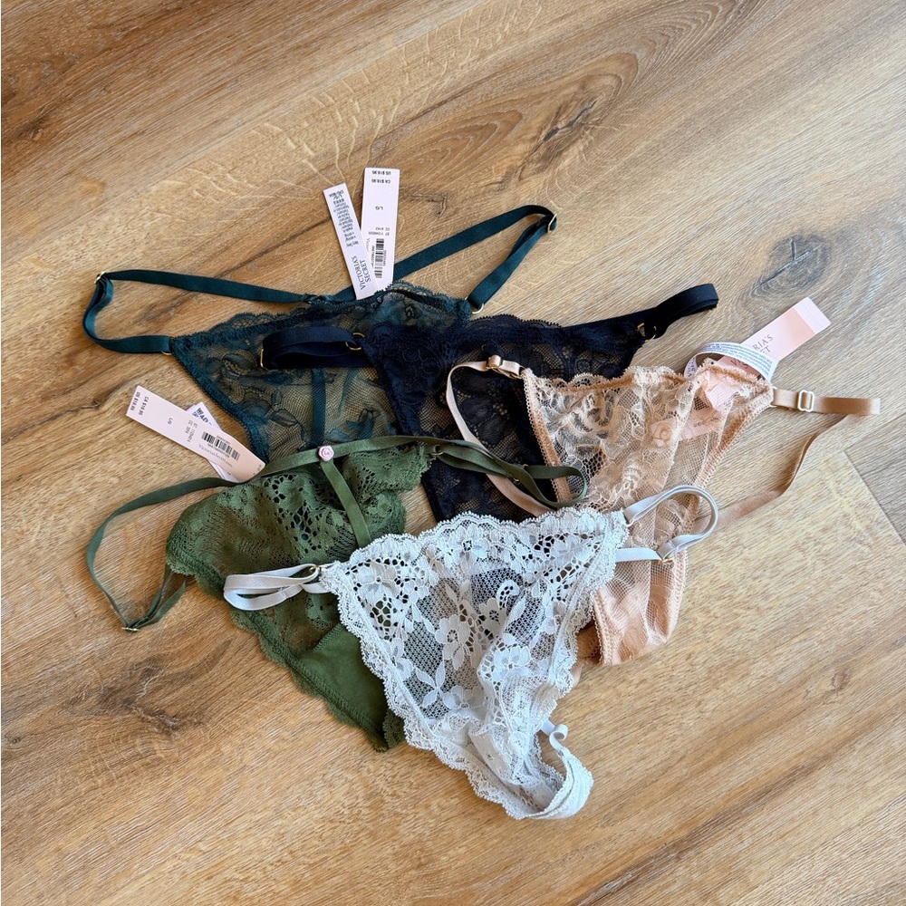 VICTORIA SECRET V string set of 5